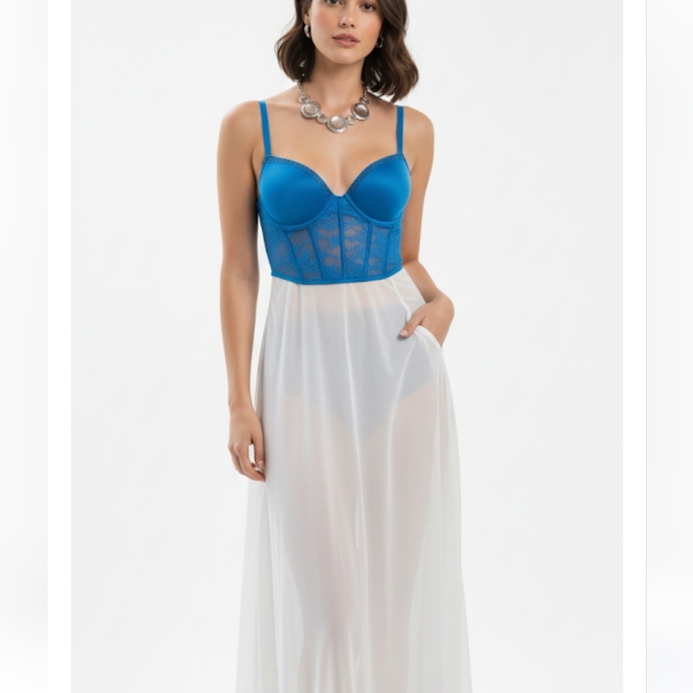 Nwt Victoria's Secret Push Up Blue Bra with Molded Cups - Picture 15 of 15